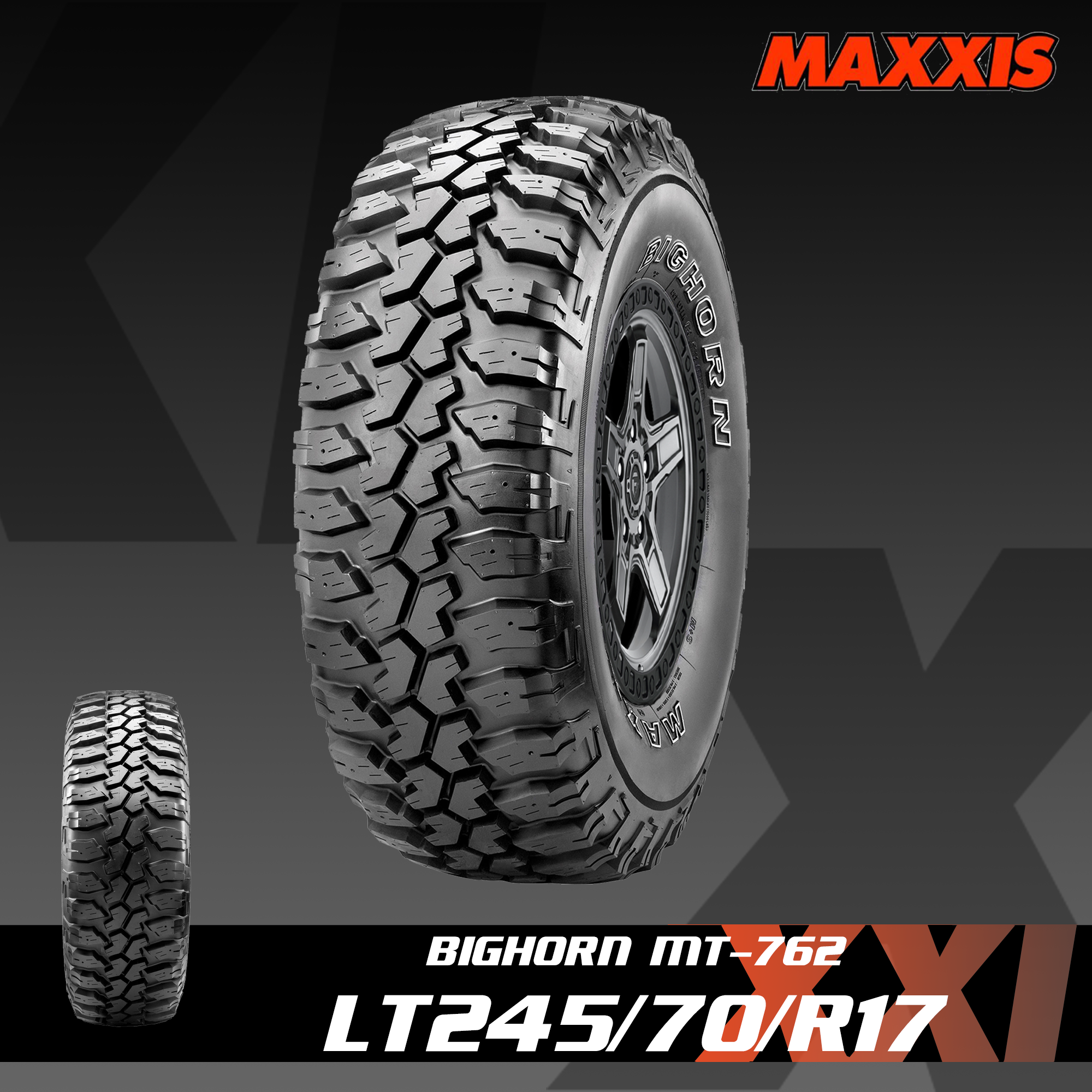 LỐP MAXXIS MT-762 BIGHORN LT245/70/R17