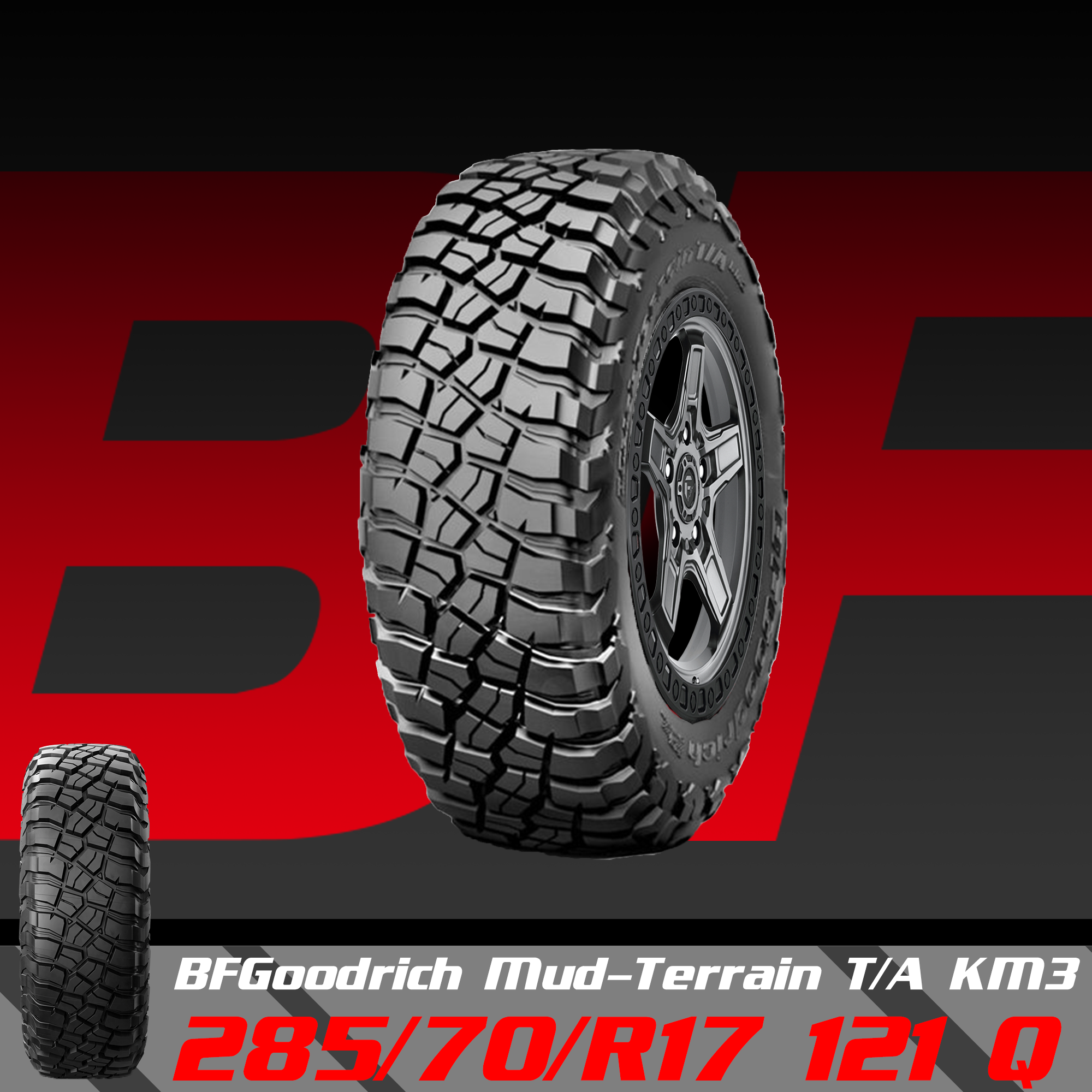 LỐP BFGOODRICH MUD TERRAIN KM3 285/70/R20