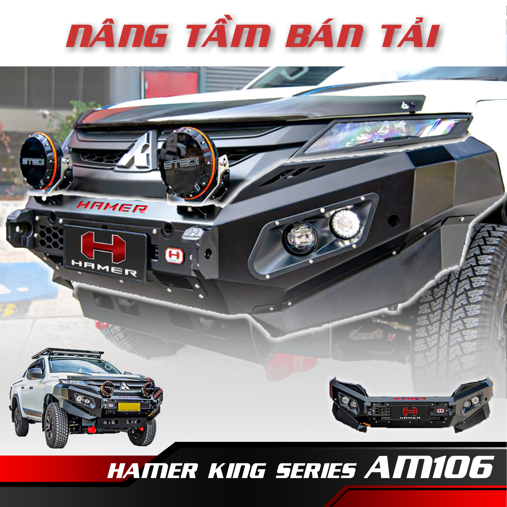 HAMER 4×4 KING SERIES AM106 CHO MITSUBISHI TRITON 2019