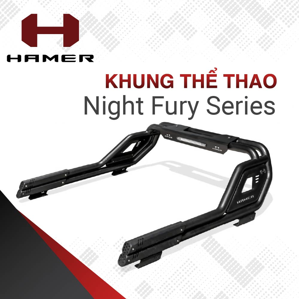Khung Thể Thao Hamer Night Fury Cho Raptor 2023