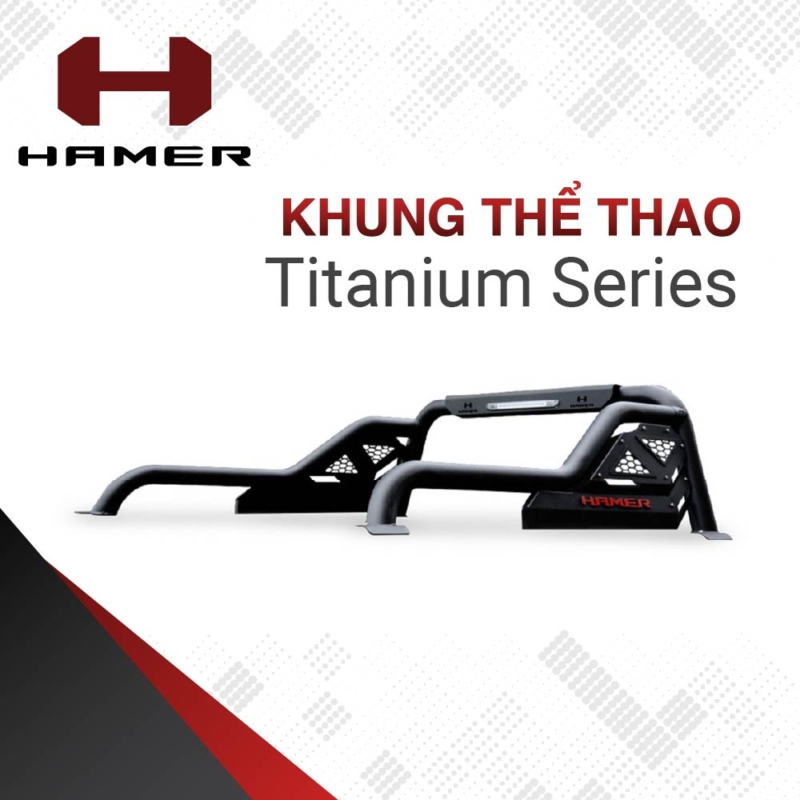 Khung Thể Thao Hamer Titanium | Thanh Thể Thao Raptor 2023