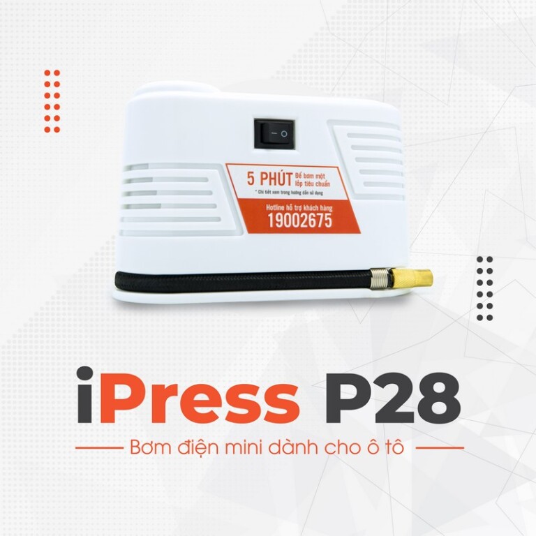 Bơm Điện Ô Tô Mini IPress P28