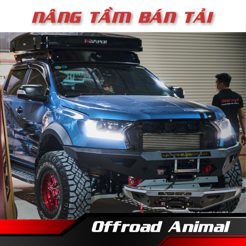 Can Offroad Animal Predator Bull bar cho Ford Ranger 2015 sp2
