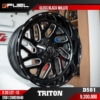 Mâm Fuel Triton D581 20 Inch - Auto365 Bình Dương Fuel Triton D581 R20