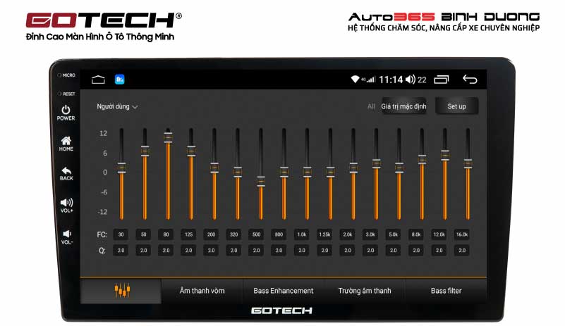 Màn hình Gotech mang đến chất lượng âm thanh đỉnh cao người nghe.