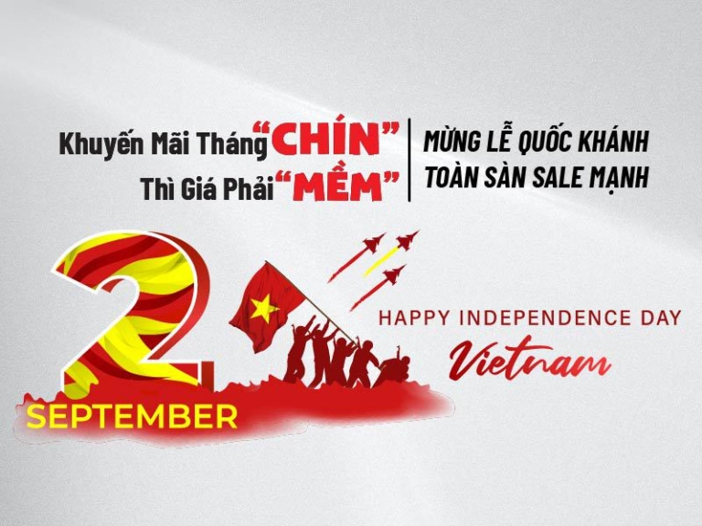 Mừng Lễ Quốc Khánh - Toàn Sàn Sale Mạnh | Khuyến Mãi Tháng “Chín”, Thì Giá Phải “Mềm” - Auto365 Bình Dương Mừng Lễ Quốc Khánh – Toàn Sàn Sale Mạnh | Khuyến Mãi Tháng “Chín”, Thì Giá Phải “Mềm”