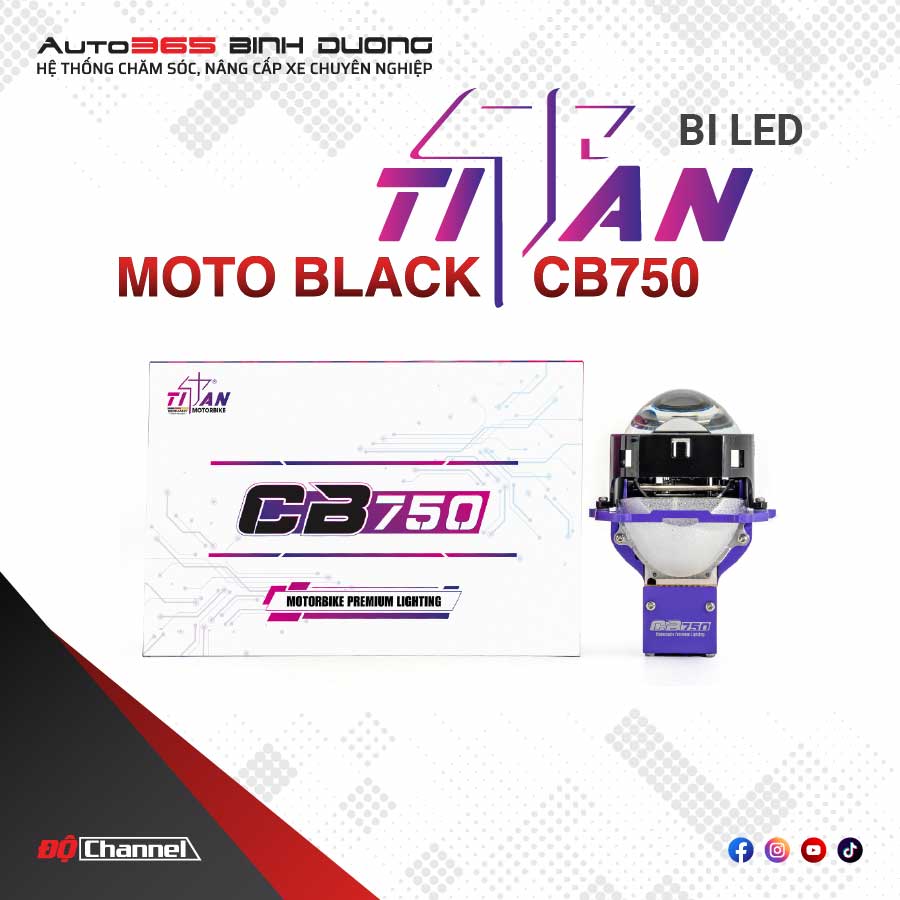 Bi Led Titan Moto CB750 | Đèn Bi Led Dành Cho Hệ Moto