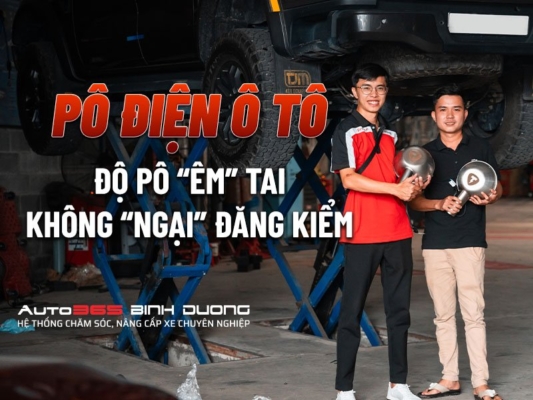 Pô Điện Ô Tô - Độ Pô Êm Tai Không “Ngại” Việc Đăng Kiểm