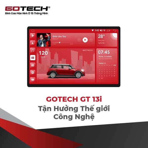 Màn Hình Gotech 2K GT 13i | Màn Hình DVD Android Ô Tô