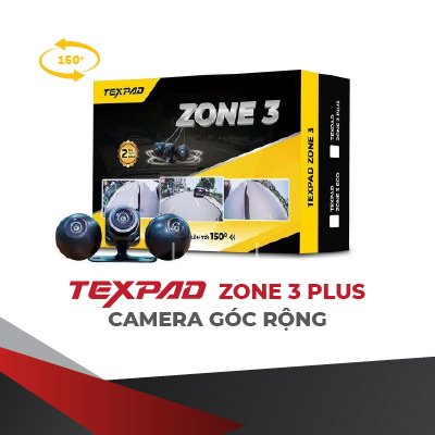Camera-Texpad-Zone-3-Plus Camera TexPad Zone 3 Plus | Camera Ô Tô 3 Mắt Cao Cấp