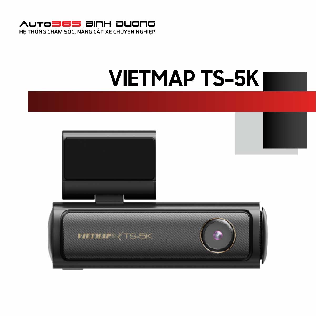 Camera hành trình VIETMAP TS-5K | Có cảnh báo tốc độ