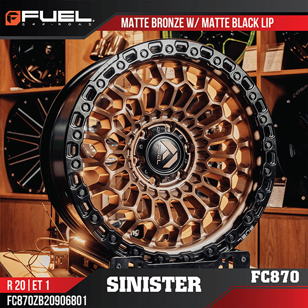 Mâm Fuel Sinister FC870 20 inch ET 1