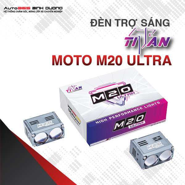 Đèn trợ Sáng Titan Moto M20 Ultra
