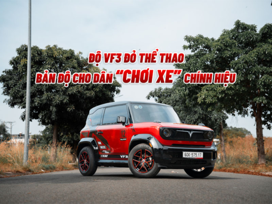 Bản Độ VF3 Đỏ Thể Thao Cho Dân “Chơi Xe” Chính Hiệu 2025