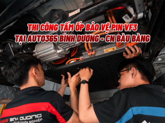 Thi Công Lắp Tấm Ốp Bảo Vệ Pin VF3 Tại Auto365 Bình Dương - CN Bàu Bàng