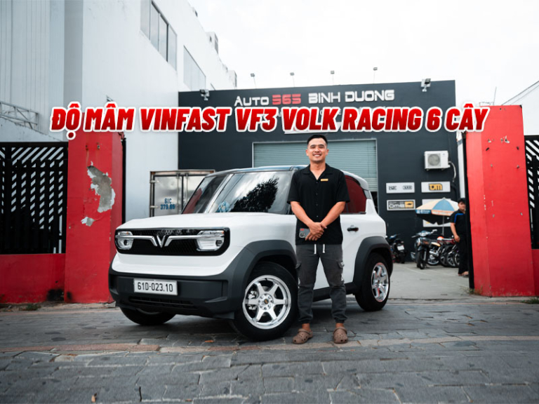 Độ Mâm VF3 VOLK RACING 6 Cây | Mâm Vinfast VF3 Thể Thao