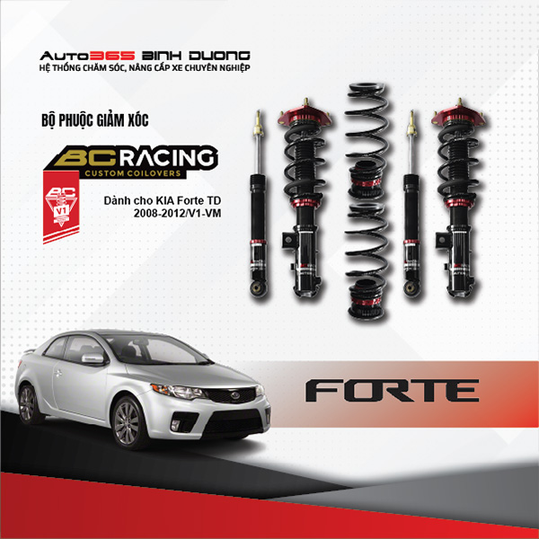 Phuộc BC Racing KIA Forte TD 2008-2012 V1-VM