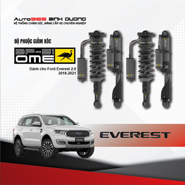 Phuộc OME BP51 Ford Everest 3.2 2015 – 2018