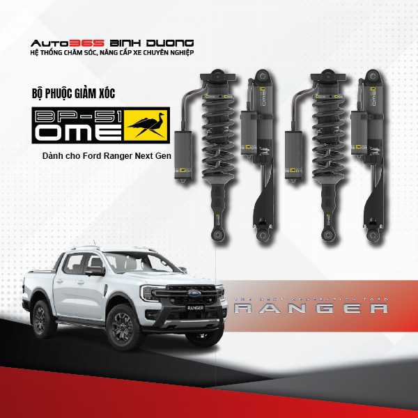 Phuộc OME BP51 Ford Ranger Next Gen