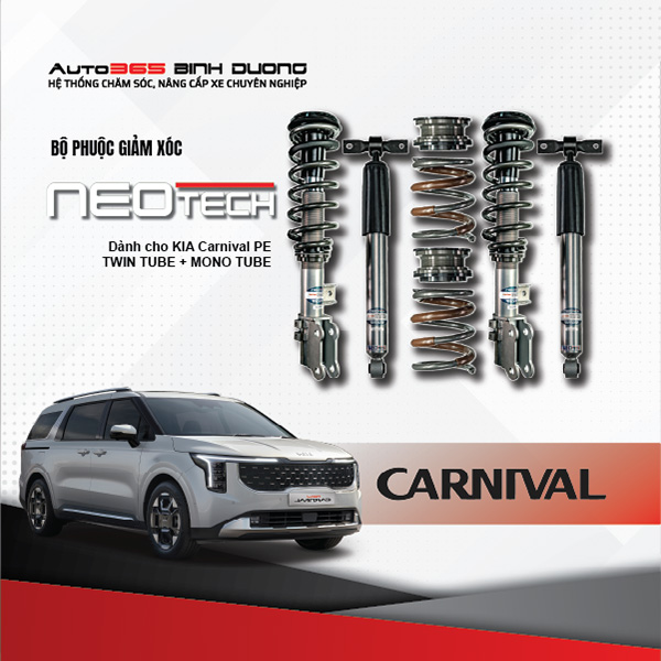 Phuộc Neotech KIA Carnival PE TWIN TUBE + MONO TUBE