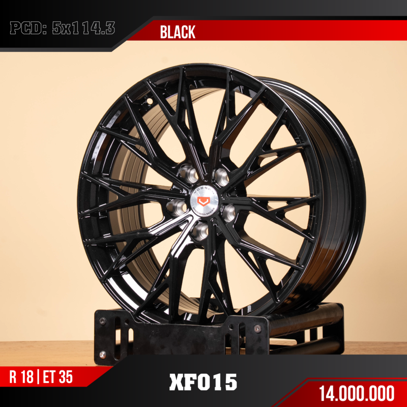Mâm XFO15 Black 18 Inch ET35