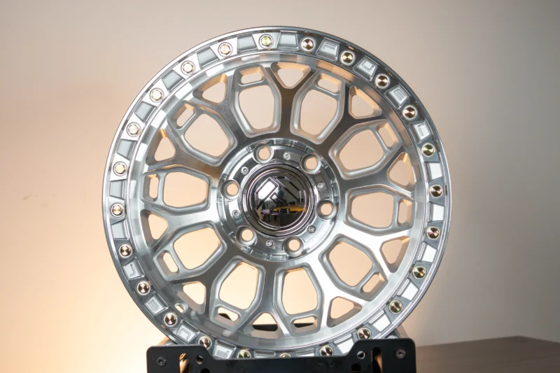 Mâm Fuel FC901 Talon Gross Silver With Machined Face