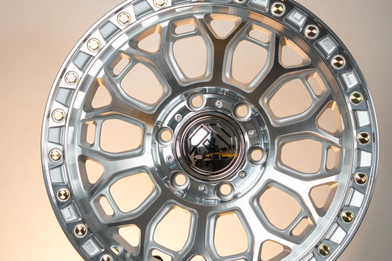 Mâm Fuel FC901 Talon Gross Silver With Machined Face