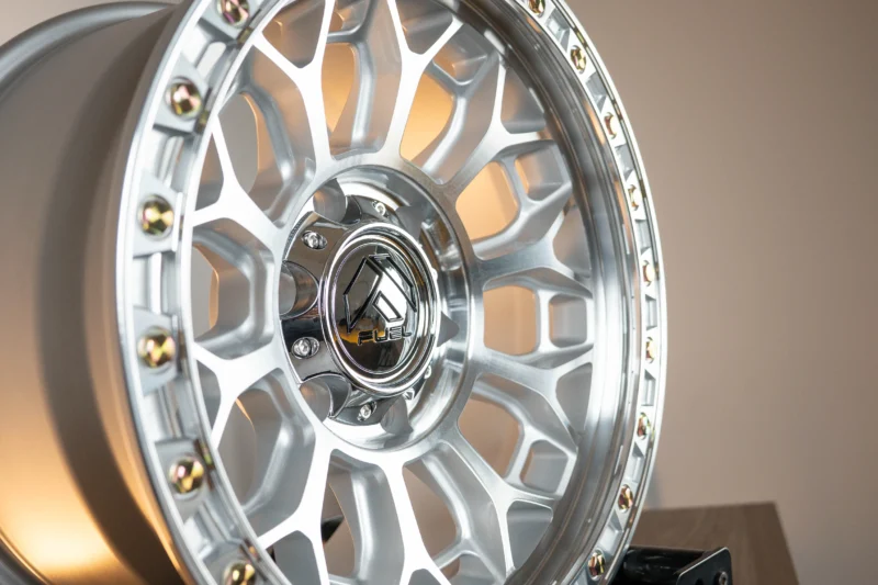 Mâm Fuel FC901 Talon Gross Silver With Machined Face
