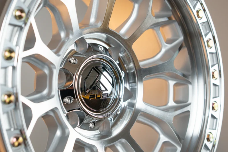 Mâm Fuel FC901 Talon Gross Silver With Machined Face