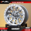 MAM FUEL COVERT D883 SILVER MACHINED FACE 17 INCH ET0