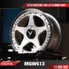 MAM VF3 MGW613 SILVER MACHINE FACE LIP CHROME RIVET 16 INCH ET35