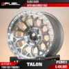 Mâm Fuel Fc901 Talon Gross Silver With Machined Face Off-Road - Auto365 Bình Dương Mâm Fuel FC901 Talon Gross Silver With Machined Face
