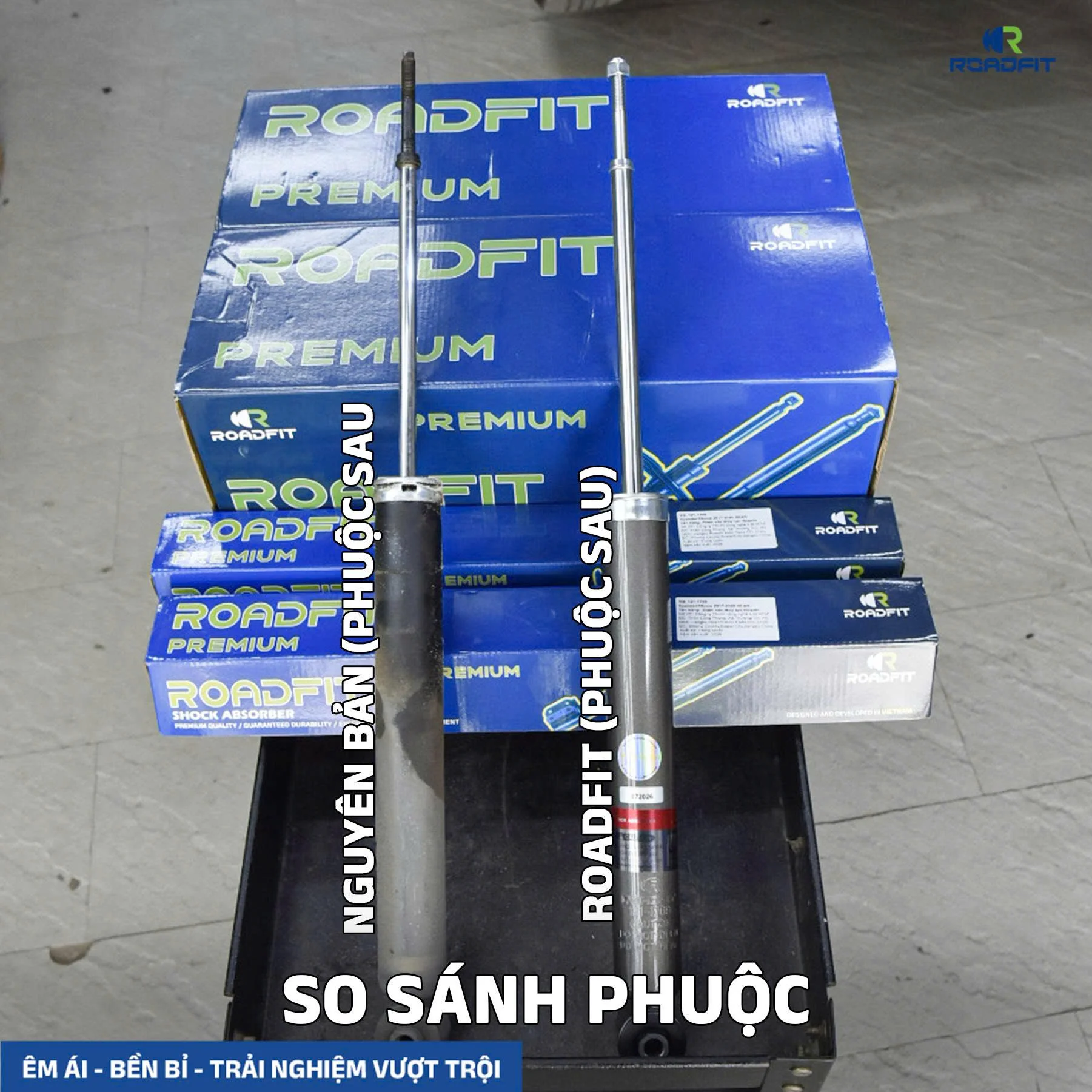 Phuộc Roadfit cho Mitsubishi Xpander (2017-2020~) (1)