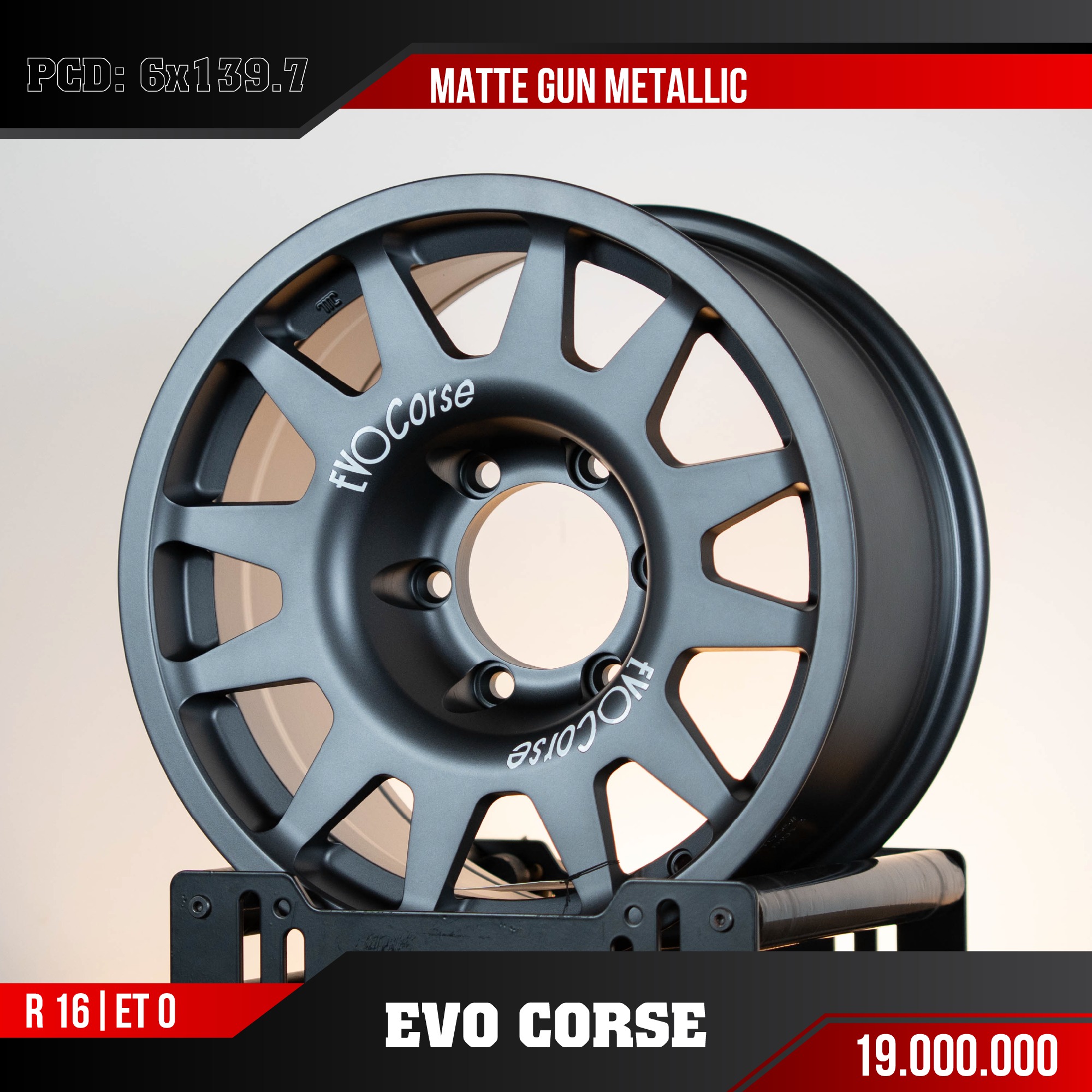 MÂM EVO CORSE DAKARZERO MATTE GUN METALLIC