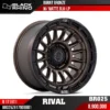 MAM BLACK RHINO RIVAL BR025 BURNT BRONZE W MATTE BLK LP