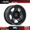 MAM BLACK RHINO SOL BR031 MATTE BLACK ET20