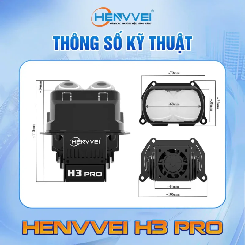 Module Bi LED Henvvei H3 Pro 4