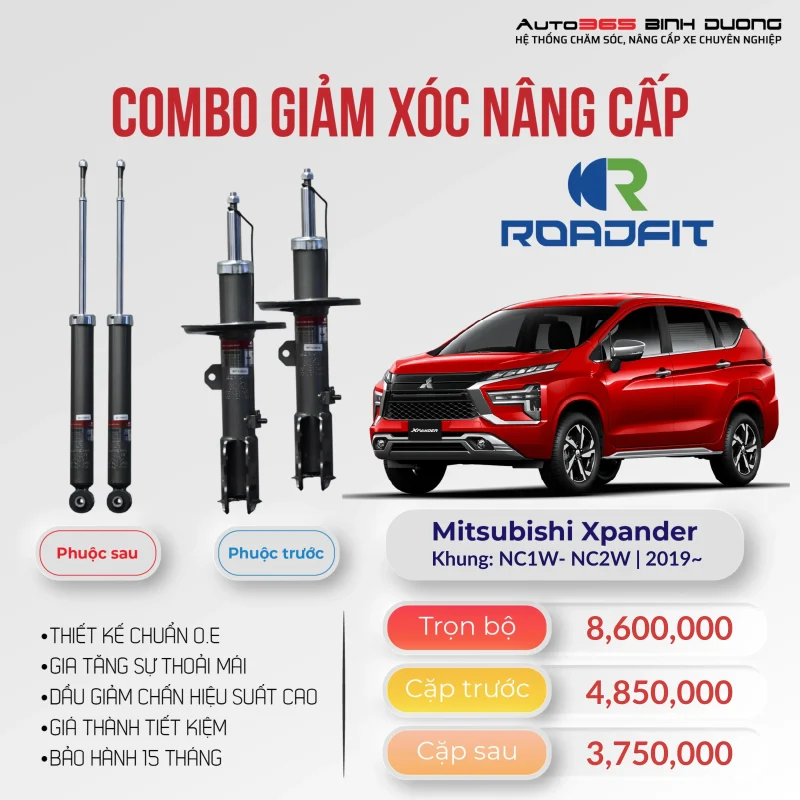Phuộc Roadfit cho Mitsubishi Xpander