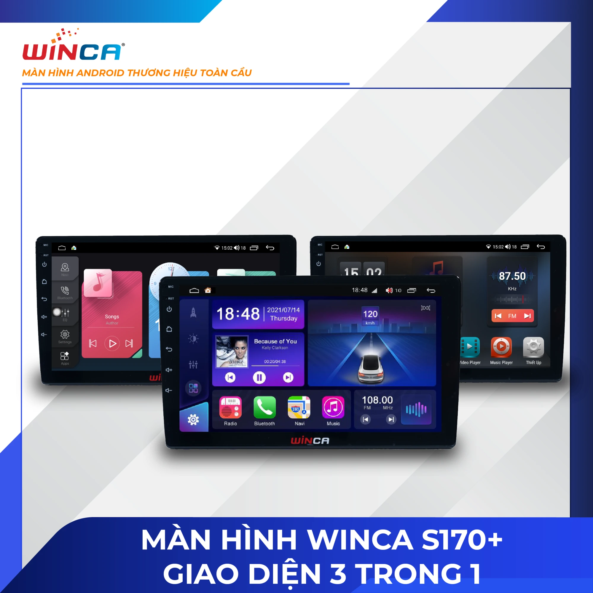 Màn Hình Android Winca S200+ QLED 2K (3) Màn Hình Android Winca S200+ QLED 2K PRO 360